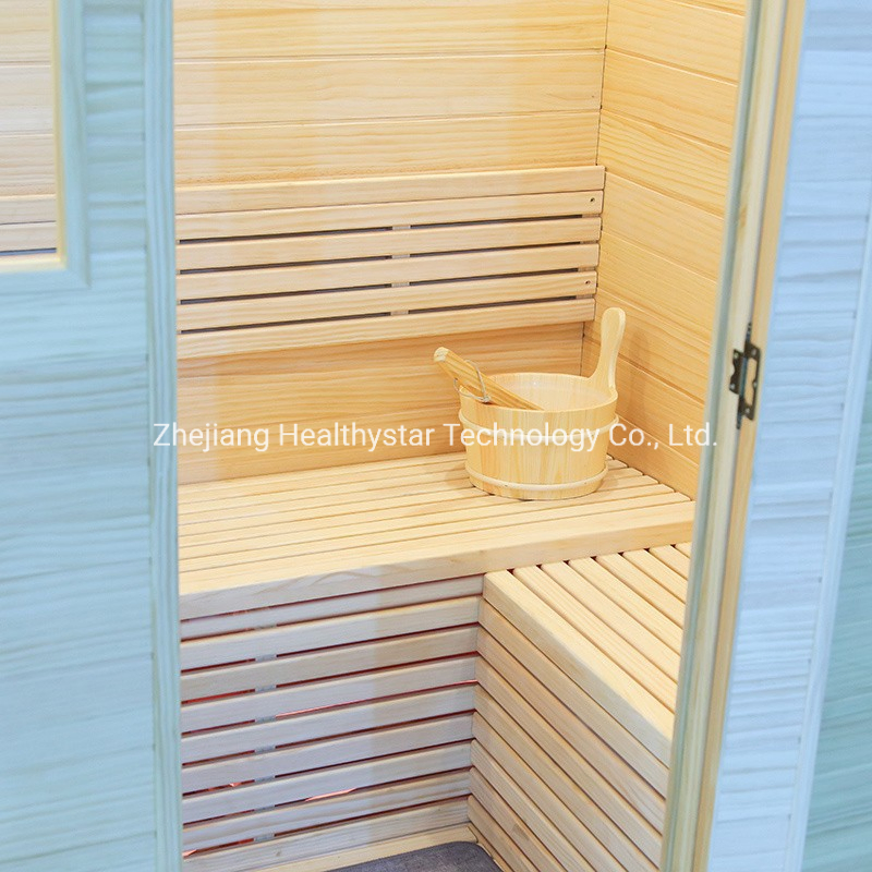 Canadian Hemlock Wood Outdoor Traditional Steam Sauna