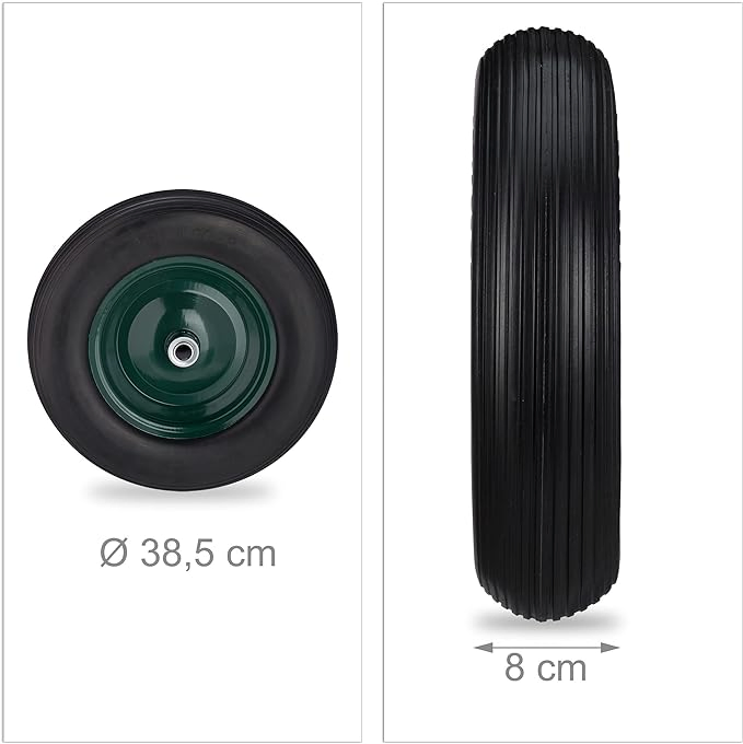 8 10 11 13 14 15 16 Inch PU Solid Flat Free Wheelbarrow Wheel Barrow PU Foam Wheel