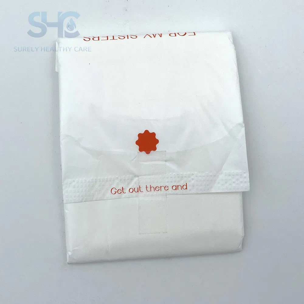 OEM Disposable Organic Cotton Feminine Sanitary Napkins Pads Super Absorbent Menstrual Napkins
