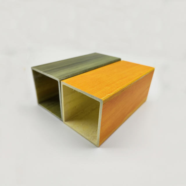 UV Protection High Strength Fibre Glass Rectangular Tube FRP Square Tube