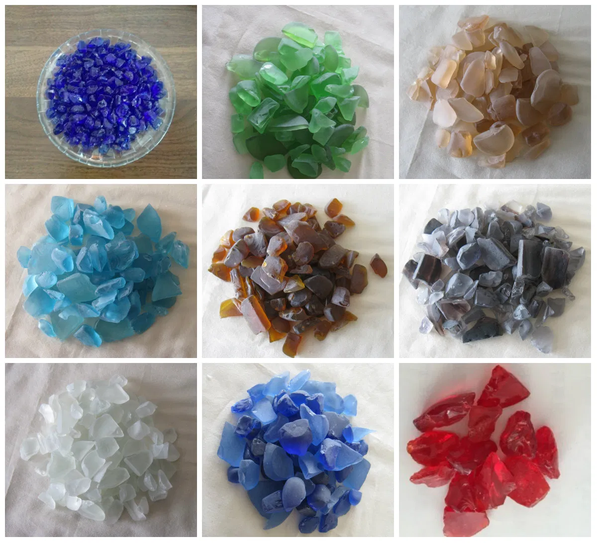 Amber Bottle Glass Cullet Broken Glass