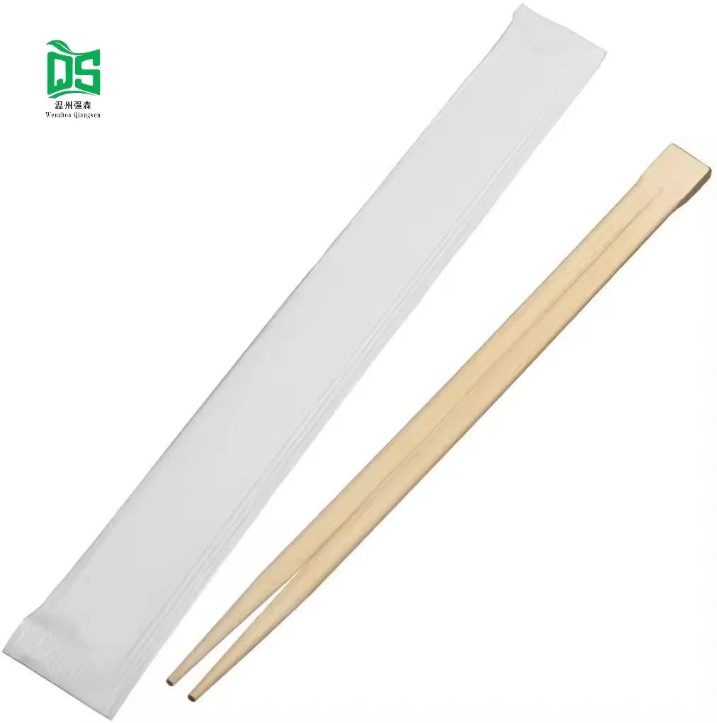 High Quality Disposable Custom Logo Bamboo Chopstick with Individual Wrapped Package