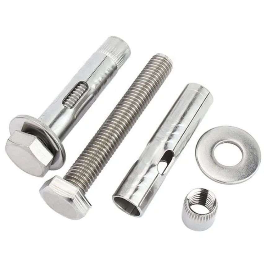 Zinc Plated Anker Hexagon Floor Expansion Anchor Bolt Sleeve Anchor