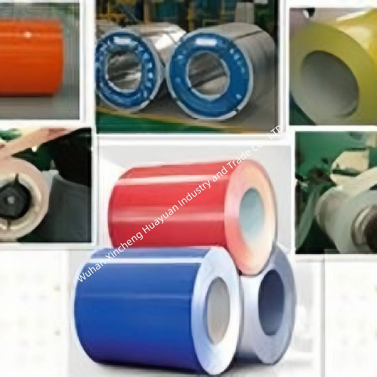 0.12 - 2.0mm Eco - Friendly Color-Coated PPGI Steel Coil for Large - Scale Steel Building
