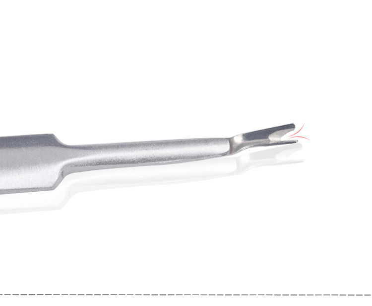 Wholesale Factory Price Stainless Steel Cuticle Pusher Spoon Remover Double Sided Manicure Nail Cuticle Pusher