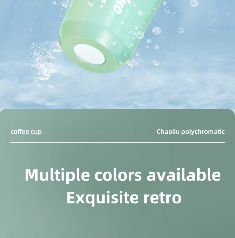 Creative Portable Stainless Steel Insulated Cup Double Layer Vacuum Coffee and Water Cup for Girls to Drink Thermal Thermos