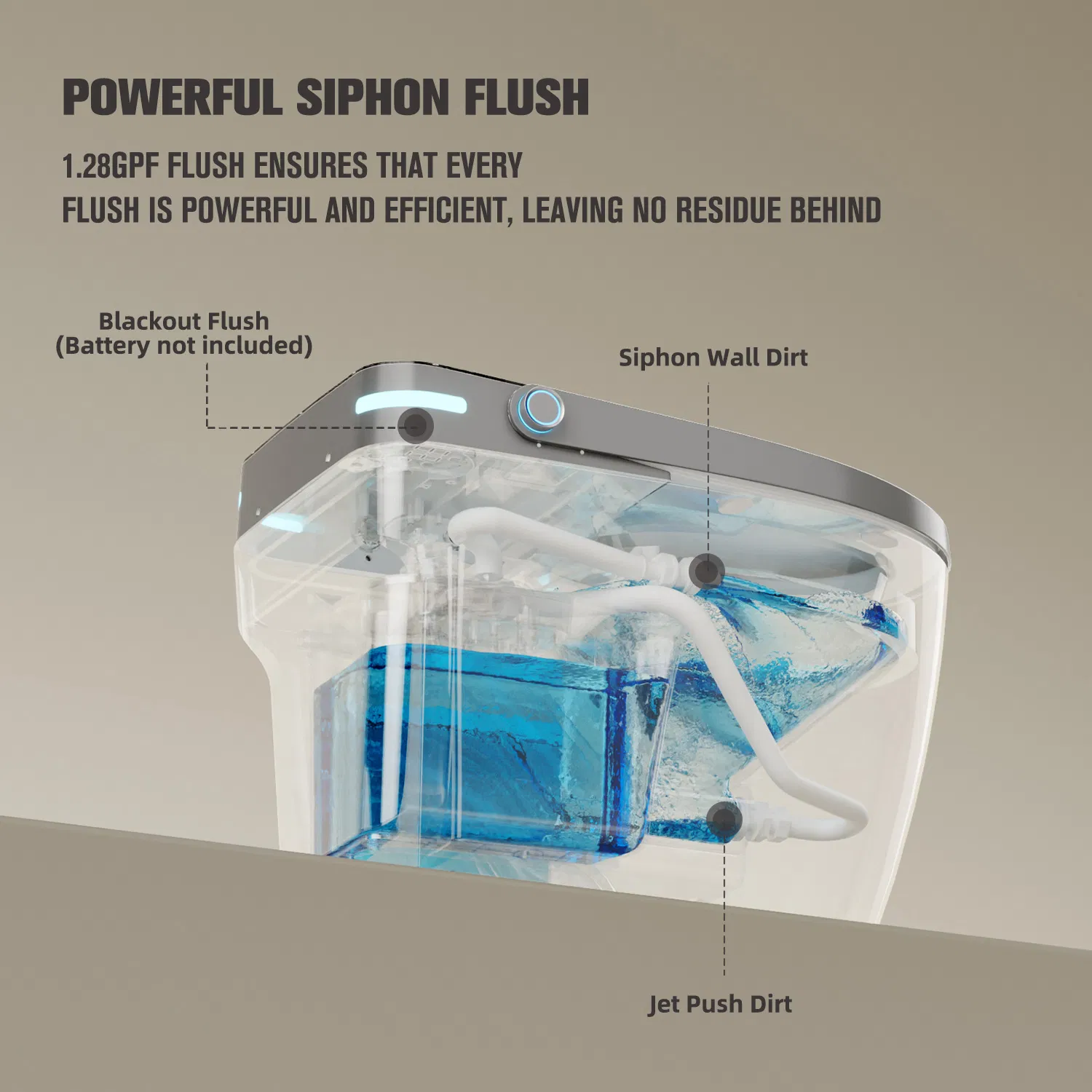 Electric Ceramic Smart Toilet Bowl American Toilette Intelligent Wc Sanitary Automatic Bathroom Smart Toilet Bidet