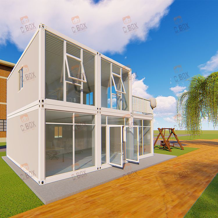 Cbox Two Layers Mobile Homes Prefab High Quality Container House Apartment Hotel Office