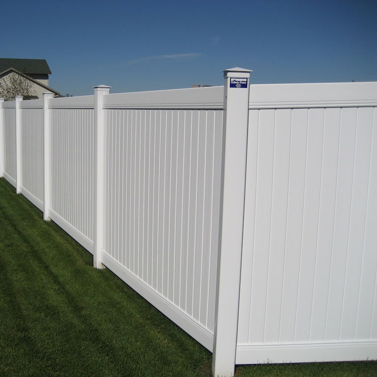 Durable PVC Vinyl Privacy Garden Fencing Wholesale Fence Panels White