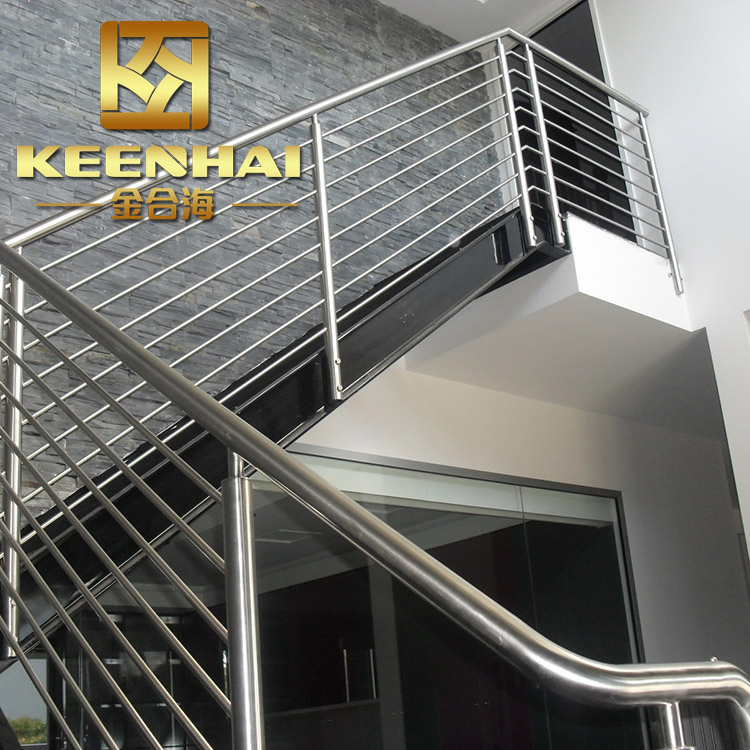 Outdoor Garden Stair Decorative Stainless Steel Railing spiral