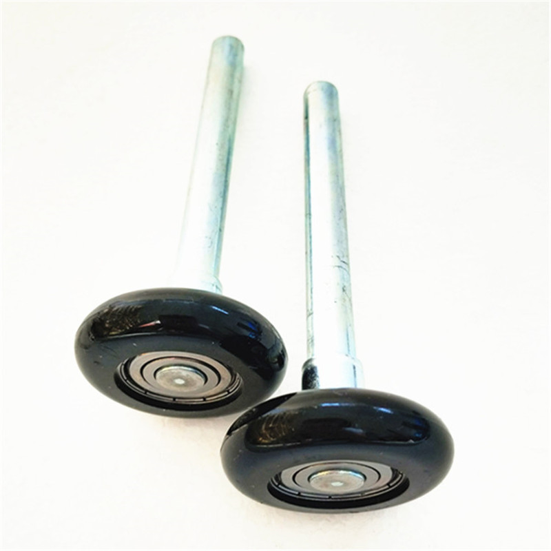 Garage Door Parts Black 6200zz Bearing 46*105mm Sturdy Nylon Roller
