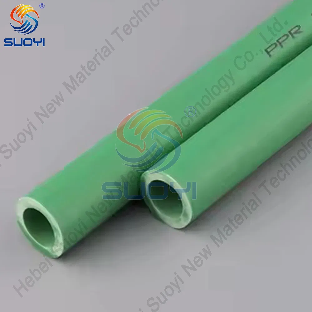 Suoyi Factory Origin Direct PPR Pipe Green Color PPR Water Pipe for Hot Water and Building Construction