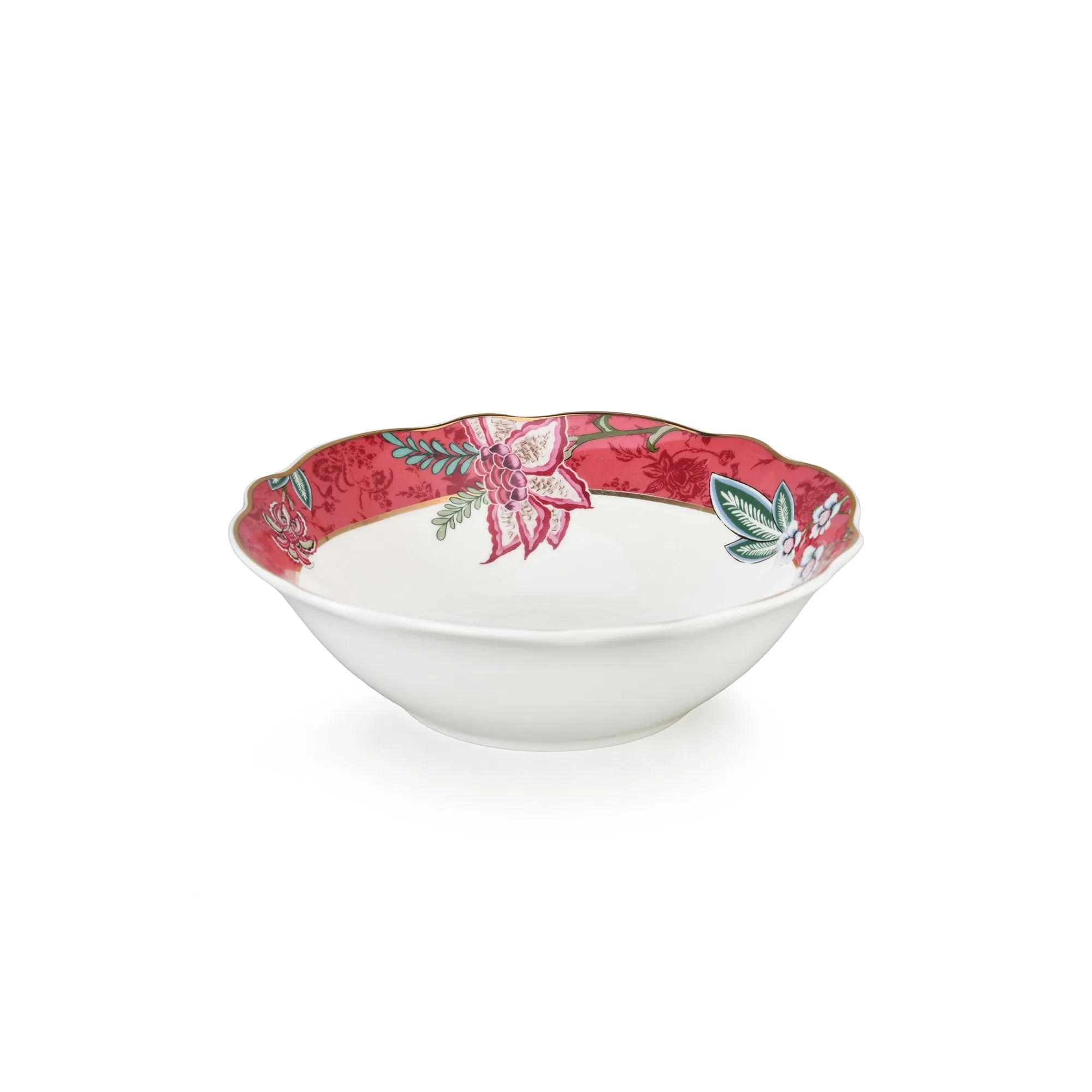 Elegant Floral Shaped Ceramic Soup Bowl for Stylish Dining