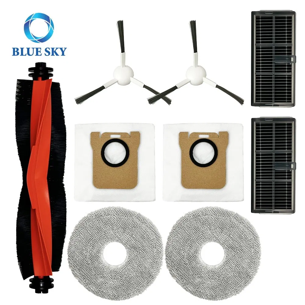Accessories Fit for Xiaomis Mijia M30s D103cn Robot Vacuum, Vacuum Cleaner Parts HEPA Filter, Main Brush, Side Brush, Mop Cloth, Dust Bag