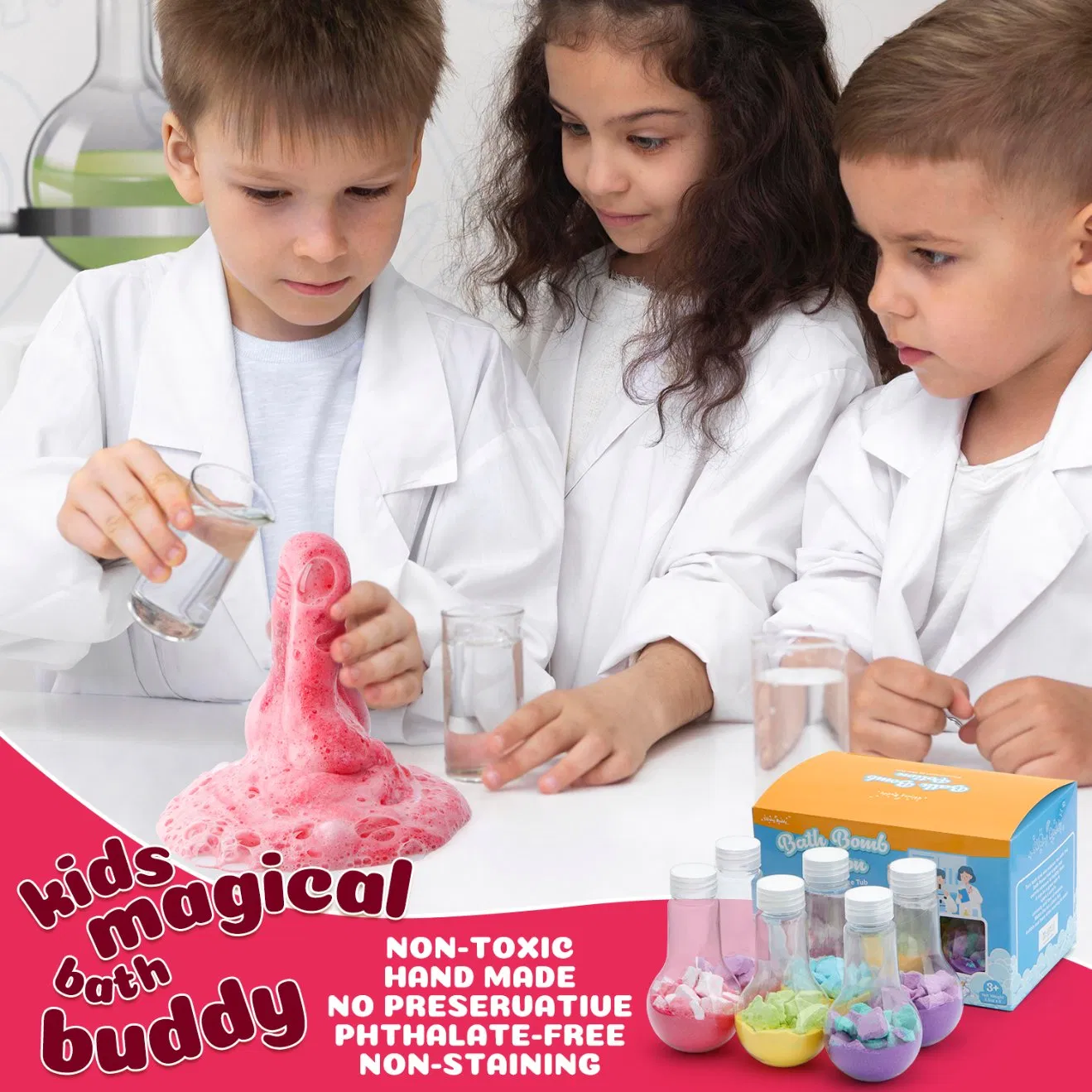 Tropical Coconut and Lime Handmade Moisturizing SPA Set Bath Bombs