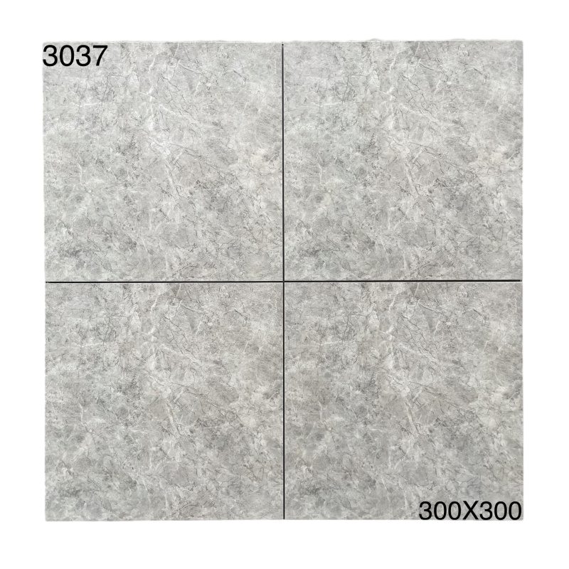 Foshan Ceramic Tile Looks Like Marble 30X30 Shower Floor Tile Wall Tile Gray Color