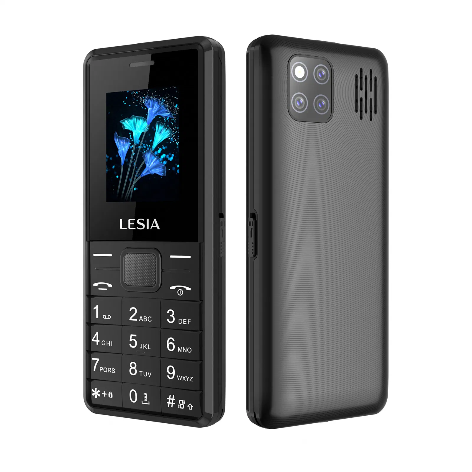 Кнопочный телефон 2G Lesia179 с большой клавиатурой и фонариком