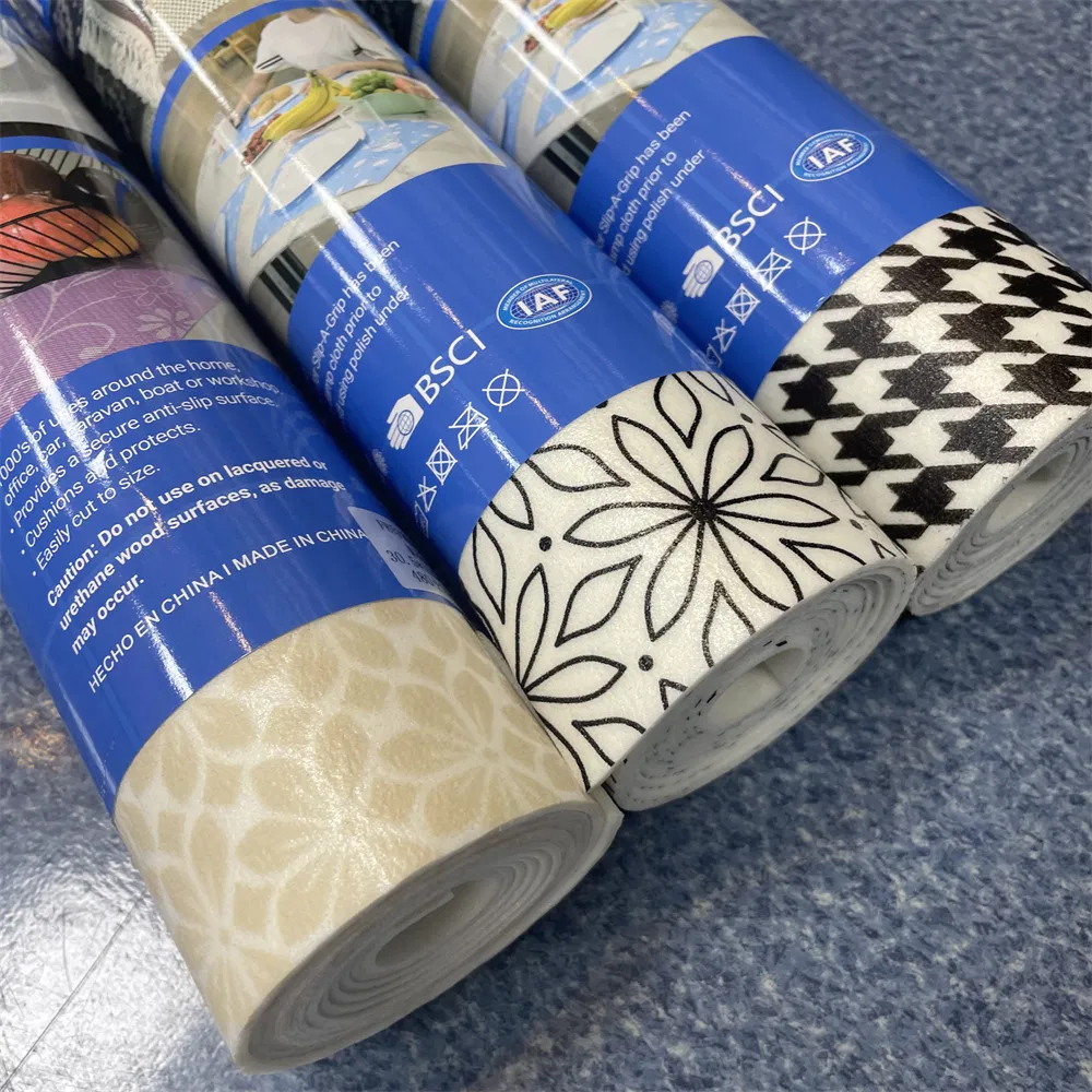 Waterproof PVC Printed Table Mats Eco-Friendly Grip Liner Anti Slip Mat for Placemats Dining Table
