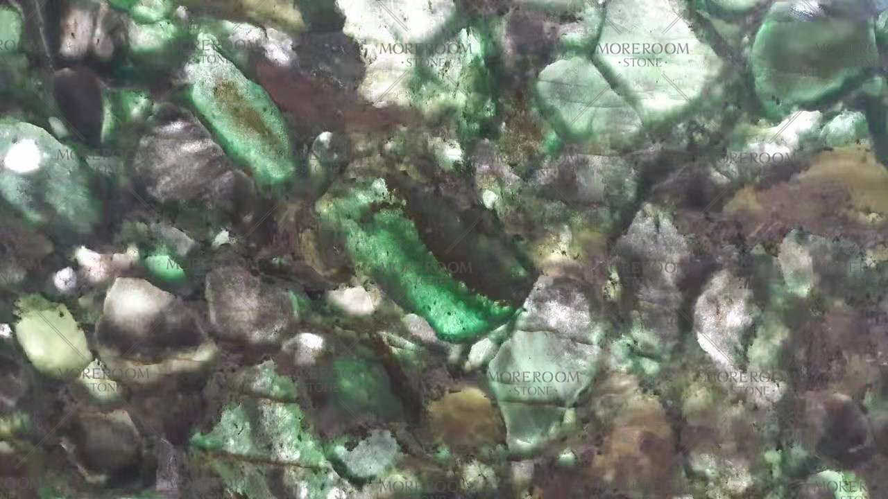 Big Size Green Marble Stone Glazed Polished Decoration Background Wall