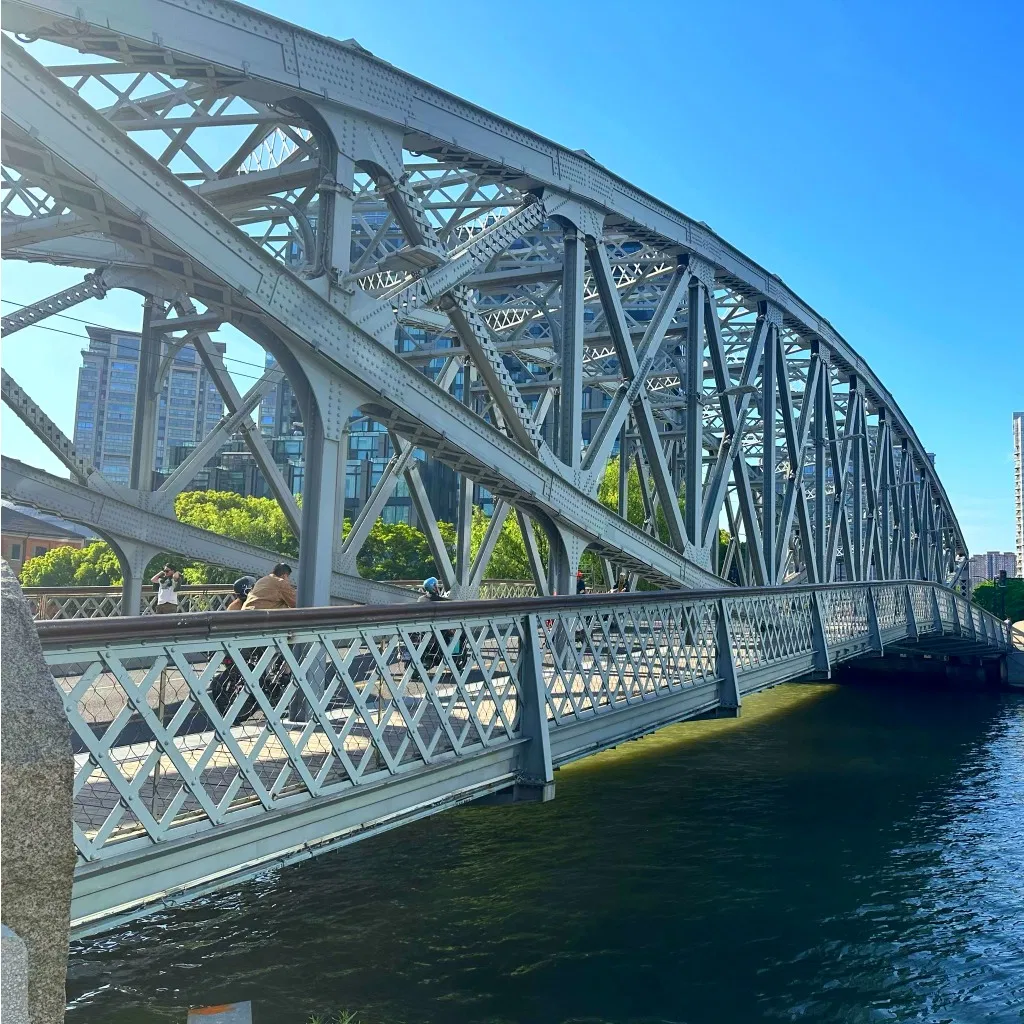 Long Service Life Steel Structure Bridge for Highway and Road Usage.