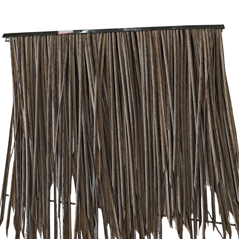 Fire Resistant Synthetic Thatch Roof Natural Look Artificial Straw for Beach Villas