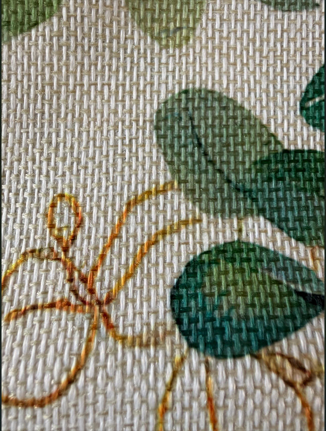 100% Polyester Green Leaves Transfer Print Table Runner - MOQ 10