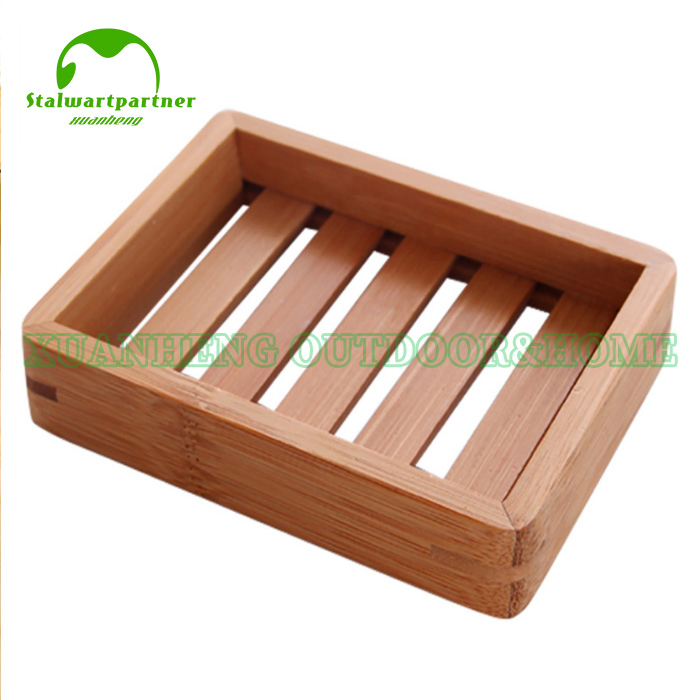 Charming Bamboo Soap Dish Holder for Hotel Decor