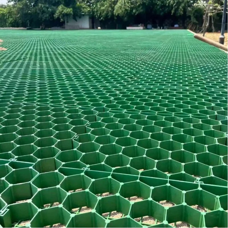 HDPE Geocell Grass Paver for Permeable Garden Parking Lot Plastic Grass Grid Gravel Paving Driveway
