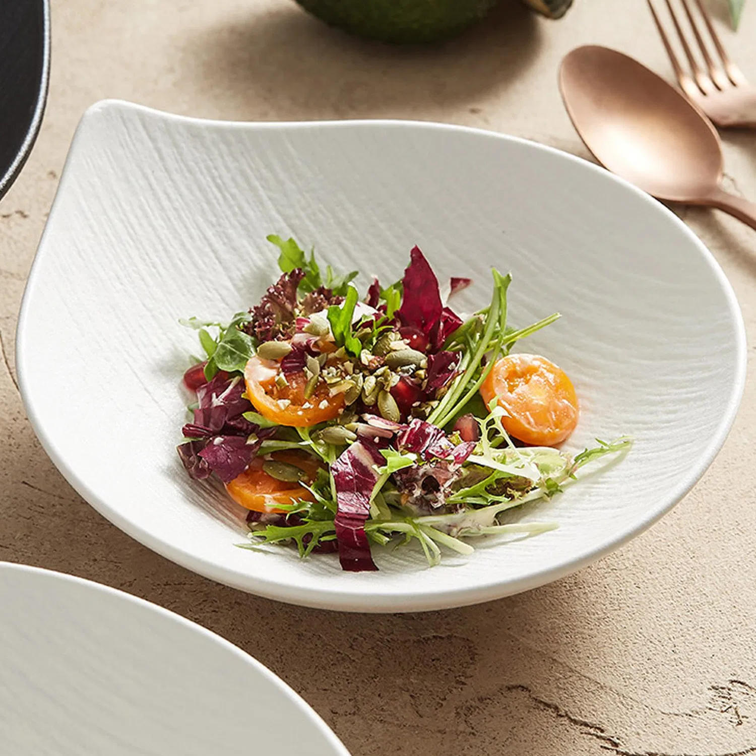 2025 New Melamine Salad Bowl Bowl with Ear Multipurpose Melamine Bowl Mixing Bowl