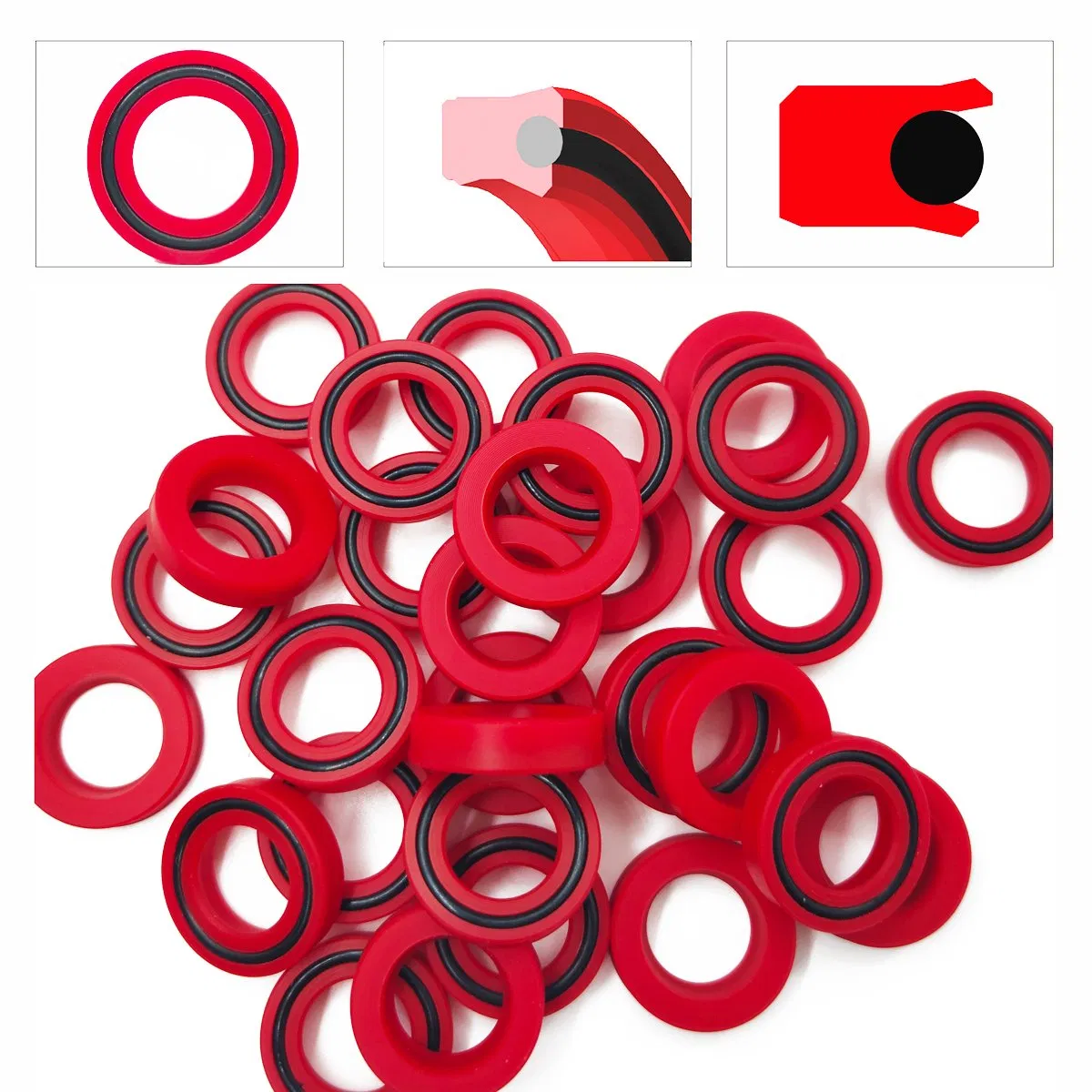 Уплотнение поршня Y-губы для высоких температур