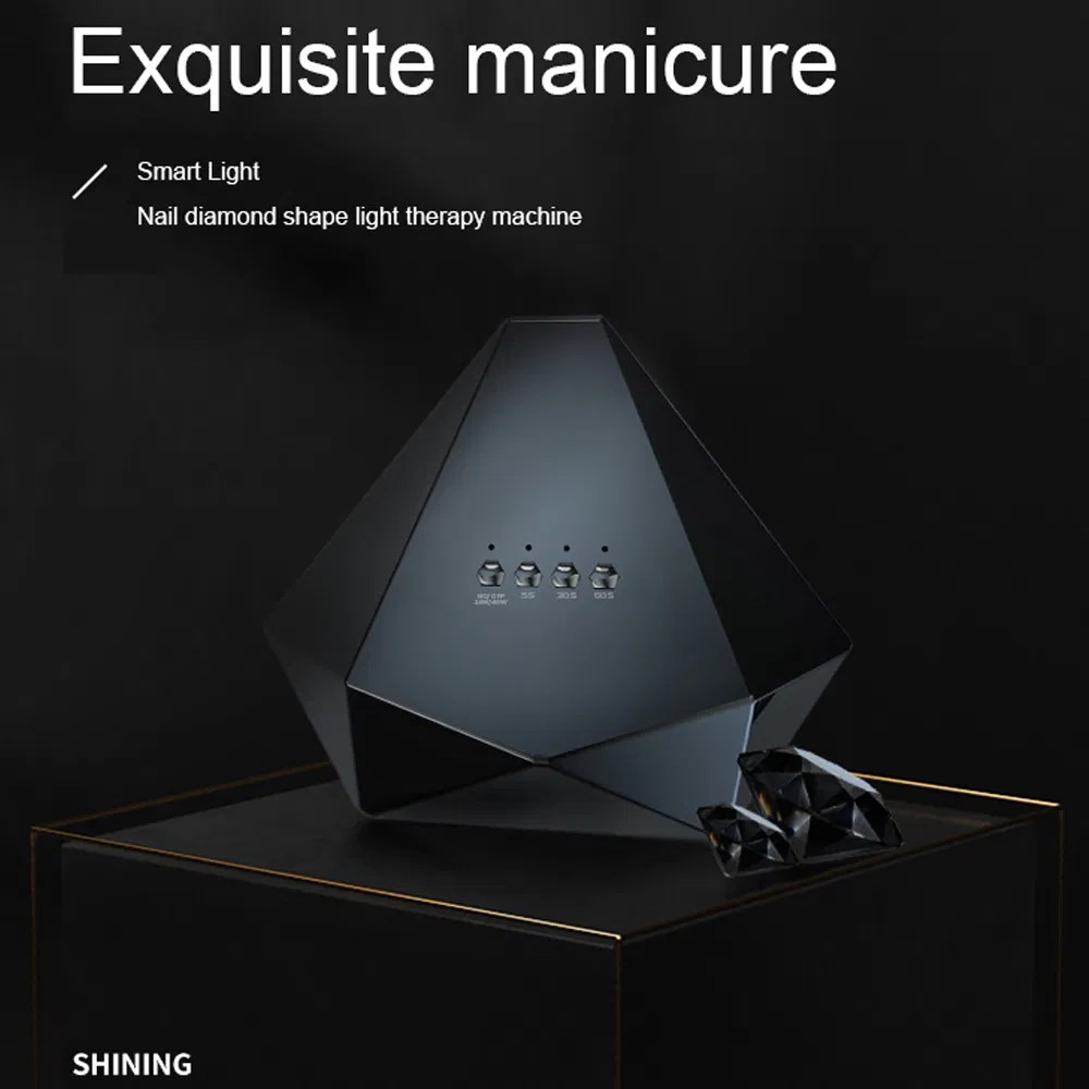 2022 New Hybrid 48W with Induction Diamond Lamp Phototherapy Lamp UV LED Nail Gel Lamp Manicure Nail Dryer
