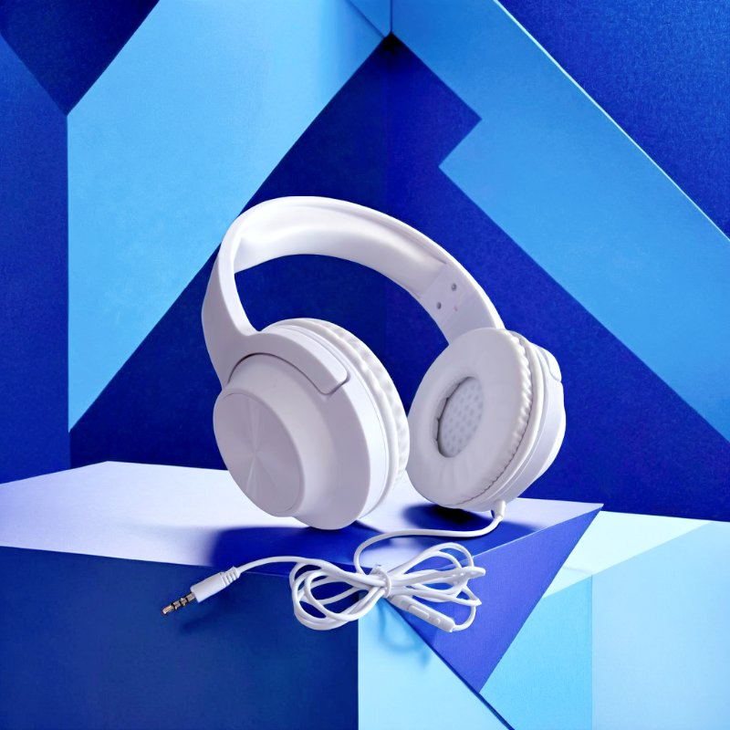 Hot Sell Wired Earphone Gaming Over-Ear Headsets HiFi Stereo Sound Lightweight Comfortable Wired Mic Headphone