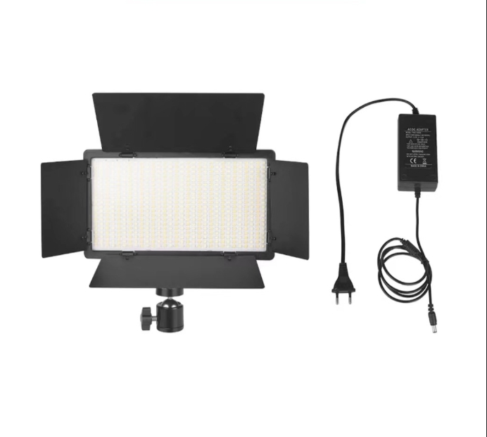Photography Lighting LED Video Light with Remote 50W 3200K-6500K Dimmable Panel Light for Live Streaming/Wedding Shooting/Video Recording/Studio/Film