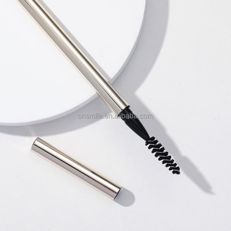 Natural Makeup Double Heads Automatic Eyebrow Pencil Waterproof Long-Lasting Easy Ware Eyebrow Pen with Eyebrow Brush