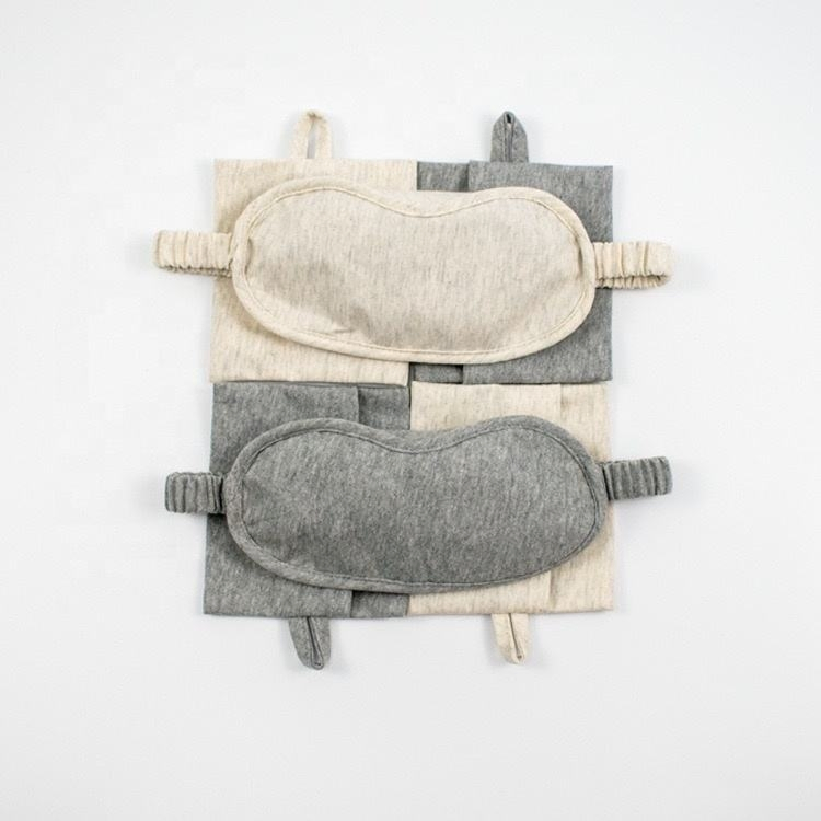Wholesale Cotton Eye-Mask Blackout Sleep Eye Shade Aviation Eye Mask Printing Logo