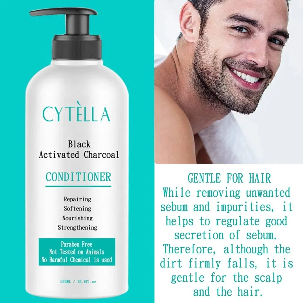 Sulfate Free Private Label Activated Charcoal Conditioner