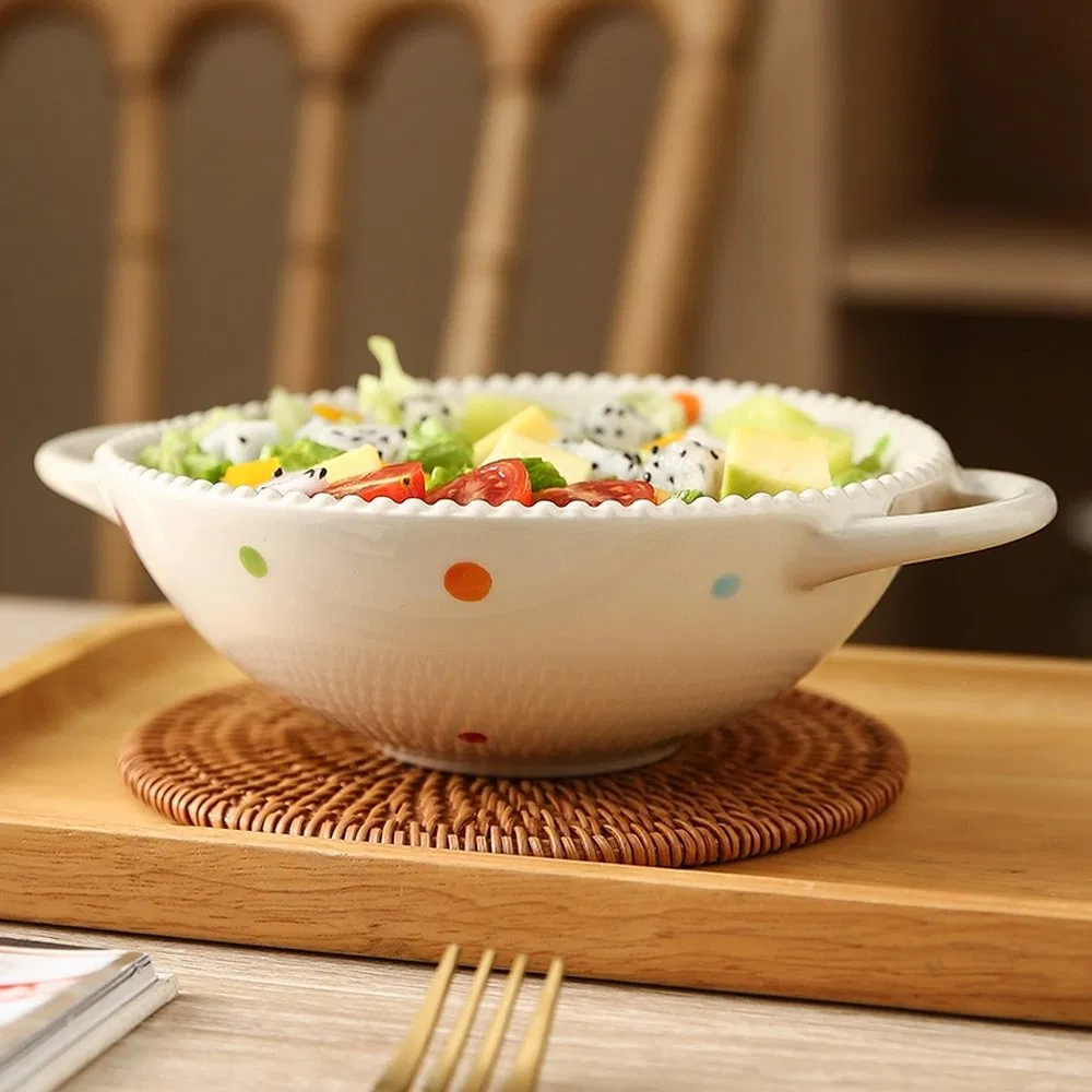 Easy Use Oil Resistant China Ceramic Bowl for Teahouses
