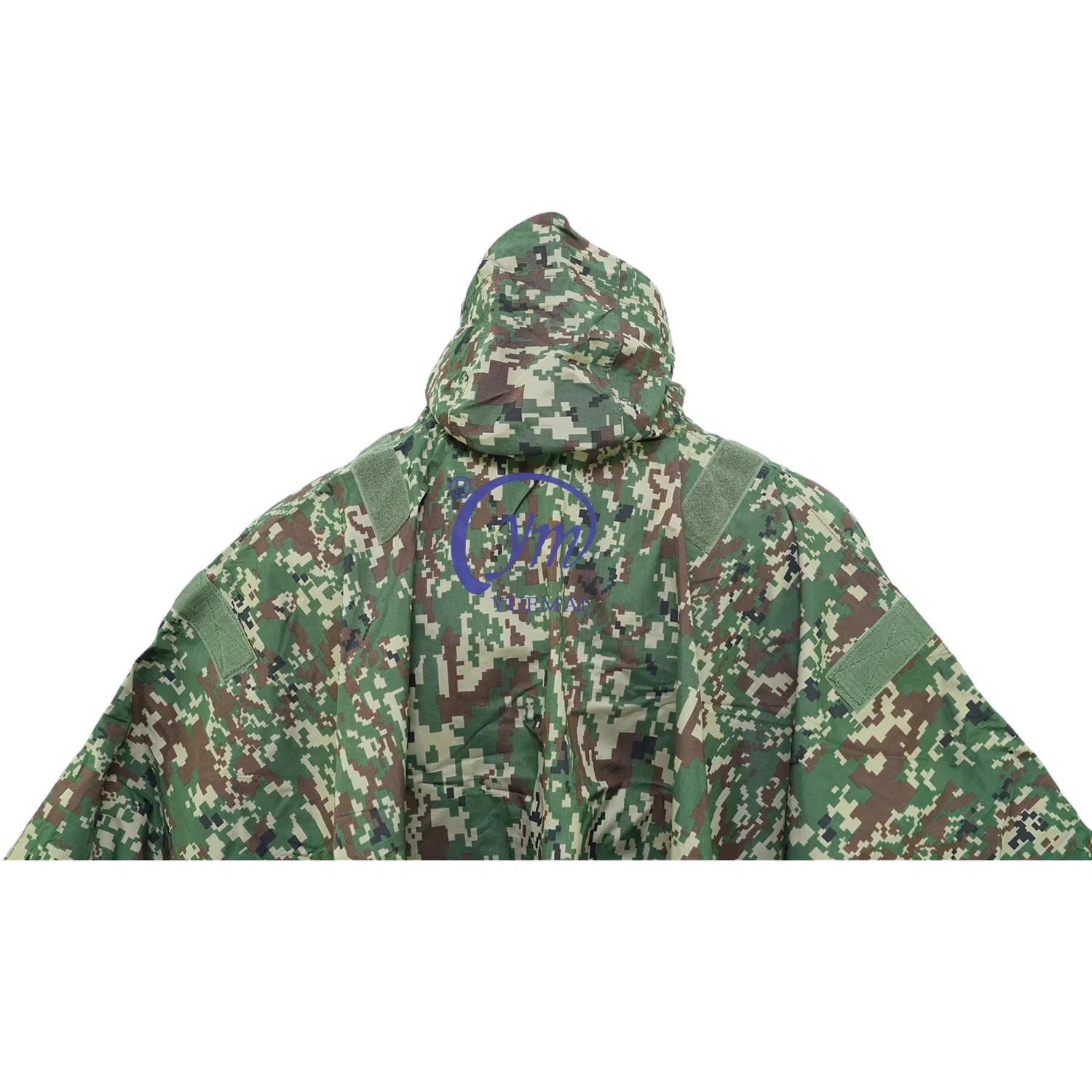 Yuemai Custom Outdoor Training Plus Size Safety Camouflage Nylon Malaysian Poncho