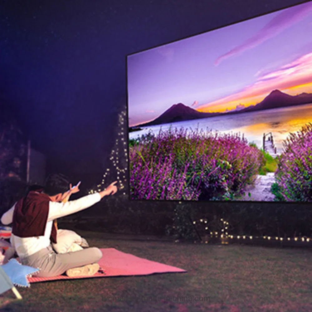 S361/H90 Portable 1080P Mini Projector LED Home Projector Universal Compatibility for Travel/Camping/Bedroom - Black/Us Plug