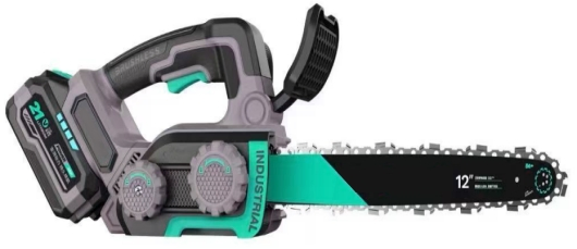 Gardening Tools Lithium Battery Electric Rechargeable 12'' Cordless Chain Saw