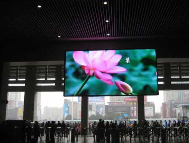 Premium Indoor LED Display Cabinet with Image & Text