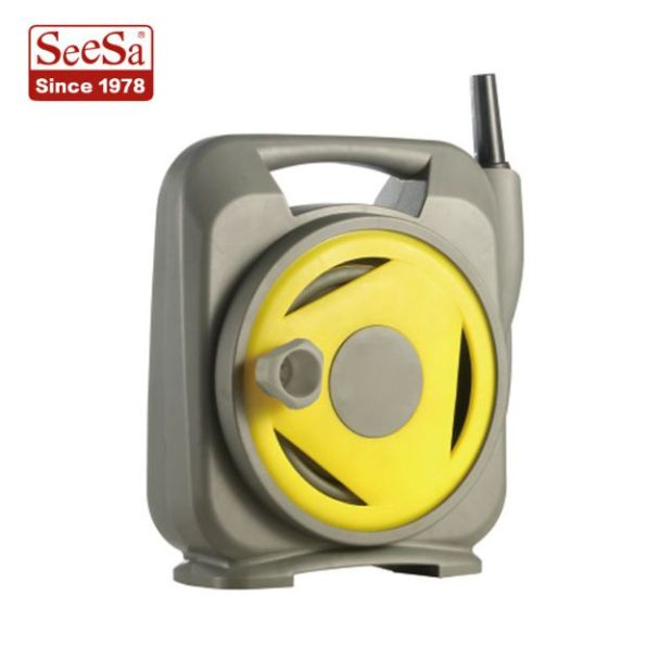 Plastic Seesa Air Hose Reel Portable Plumbing Rack for Home Gardening