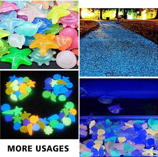 China 2022 Glowing Pebbles, Luminous Stones Colorful for Courtyard Walkway