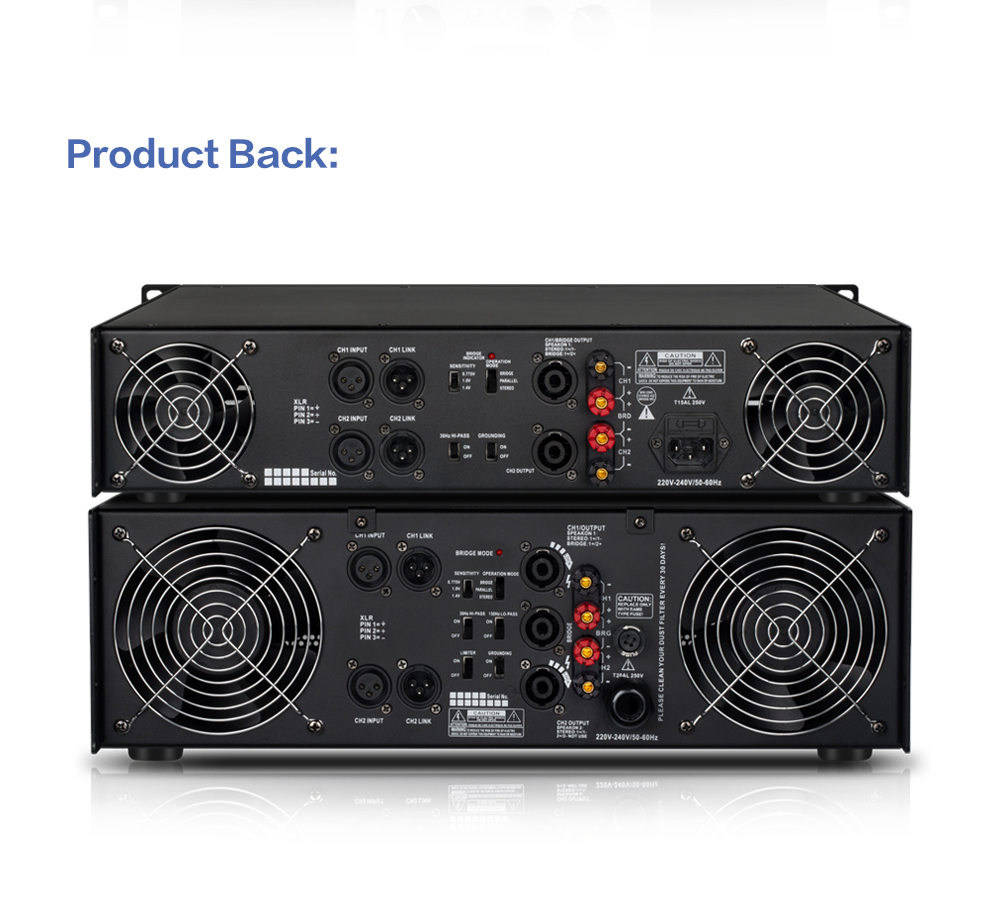 Px 250-1500 Watts PRO Audio Power Amplifier with USB for DJ Equipment
