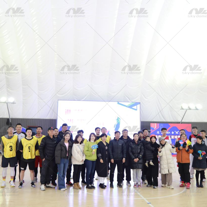 PVDF Inflatable Air Domes for School Basketball Training
