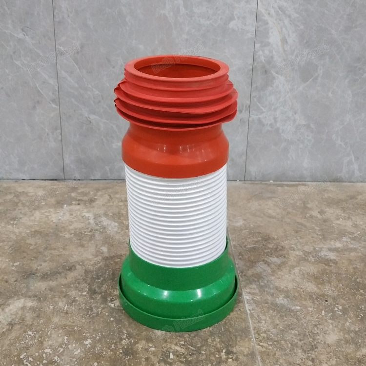 Flexible Angular Bend Toilet Connection Pipe Toilet Bowl Connecting Tube Pan Connector Three Color for You Choose