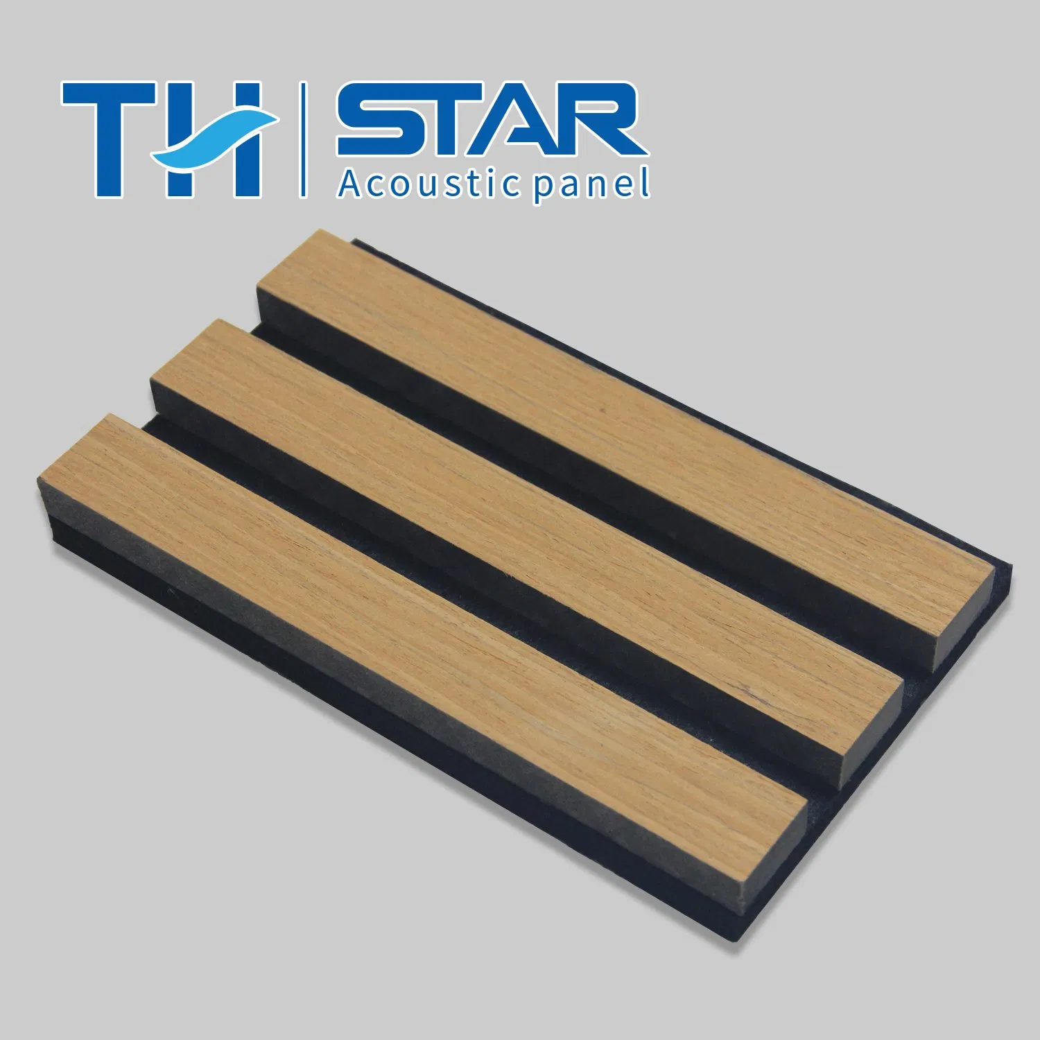 High Density Best Quality Wooden Veneer Slats with Fire Resistance Polyester Board Acoustic Foam Wall Panels