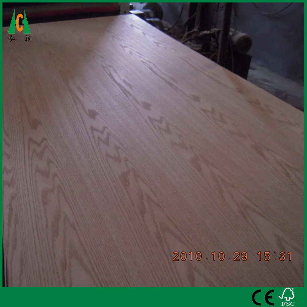 Oak/Ash/Beech/Walnut/Cherry Natural Wood Veneer MDF for Furniture and Decoration