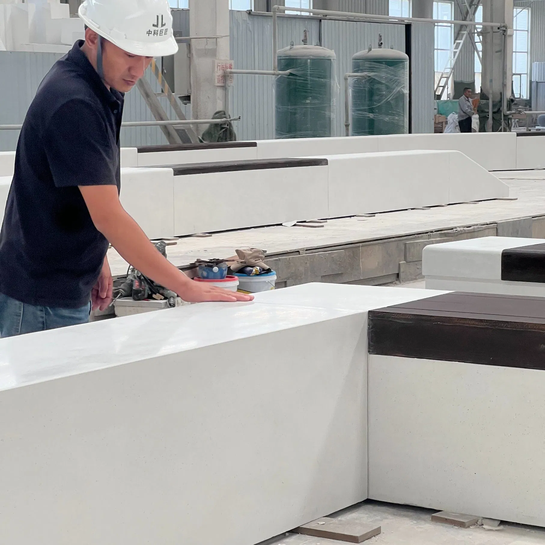 Uhpc High Strength Concrete Artistic Bench Outdoor Creative Landscape Furniture Sculpture Seating for Park, Square, Community, Commercial and Urban Spaces