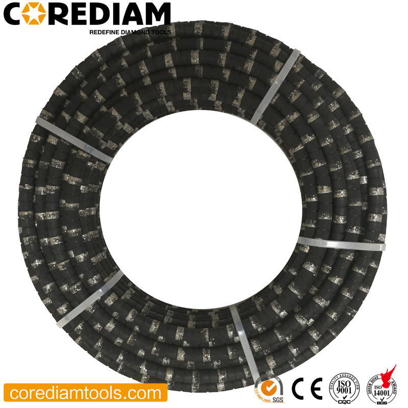 Block Shaping Diamond Granite Wire in 11.5mm Bead Diameter with Super Quality/Diamond Tool
